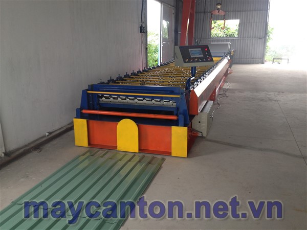 Máy cán tôn 1 tầng 9 sóng
