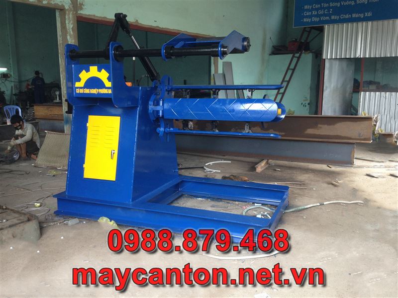 máy xả cuộn thu cuộn