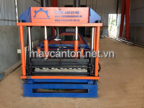 Máy cán sóng giả ngói 1 tầng giá rẻ
